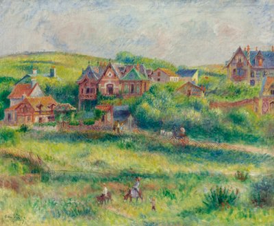 Das Chalet von Blanche Pierson in Pourville von Pierre Auguste Renoir
